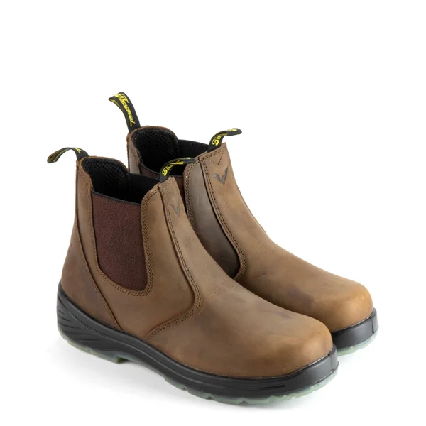 Thorogood Men's 6x22 Composite Toe Slip-On Work Boot Brown, 804-3166