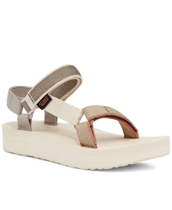 Teva Women's Midform Universal Karina - White Swan Metallic Multi - 10