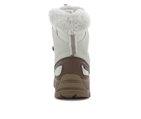 Pacific Mountain Steppe Women's Winter Boots - Size: 7, White