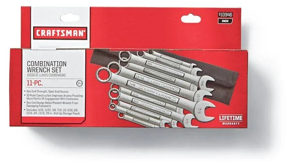 cm Wrench Set SAE 11pc