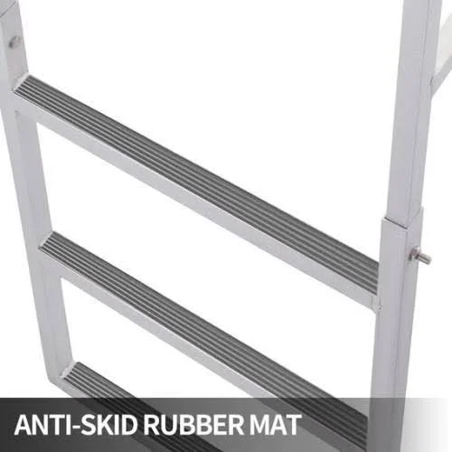 VEVOR - LT2-3B-3470000001V0, Boat Ladder, 3 Step Pontoon, 21.5" x 1.2"