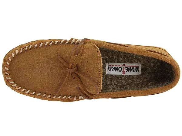 Minnetonka Casey Slipper 10 Men's Cinnamon