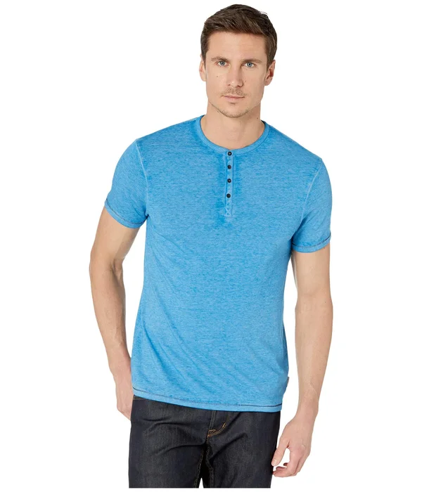 Buffalo David Bitton Men's Short Sleeve Kasum Henley