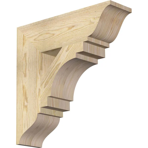 6x22W x 22x22D x 22x22H Merced Traditional Rough Sawn BRACKET, Douglas Fir