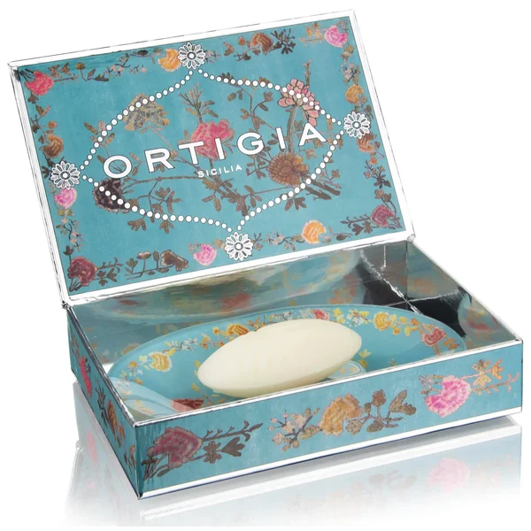 Ortigia Florio Glass Plate & Soap Set