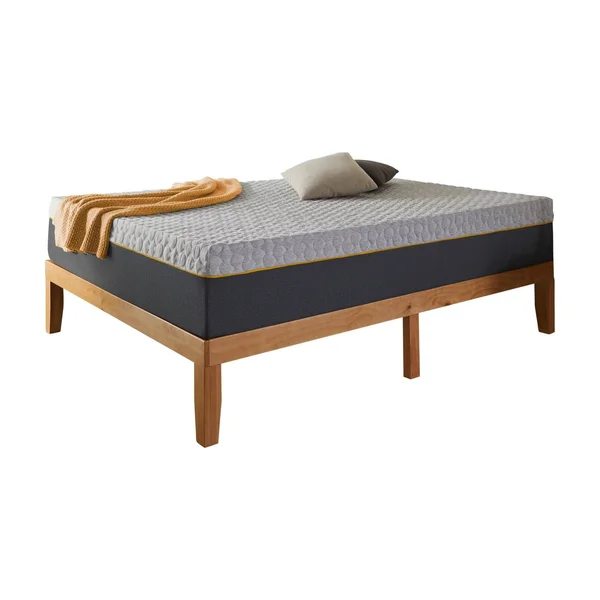 Early Bird 12 in. Supportive Hybrid Memory Foam and Innerspring Bed in A Box - Size: King