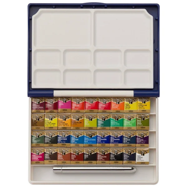 Holbein Watercolor Set Palm Plastic Case 36 Half Pans