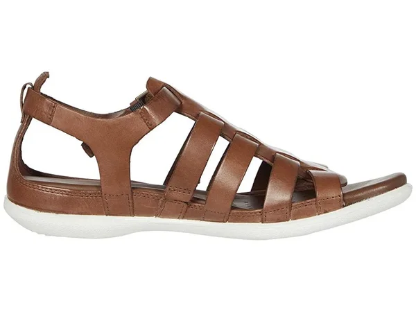 Ecco Flash Strappy Sandal (Mahogany Cow Nubuck) Women's Sandals