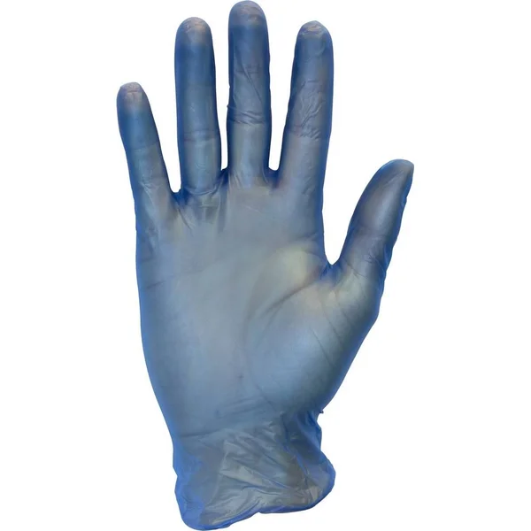 XL - Powder Free Blue, Vinyl Gloves, Non-Medical (100 per Box, 10 per CASE)