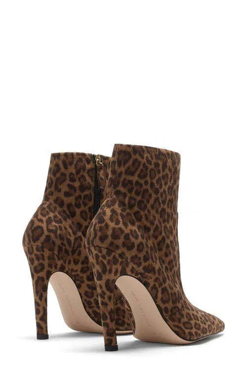 Women's Good American The Icon Bootie - 9 M, Pale Leopard