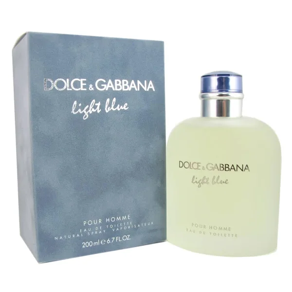 Dolce & Gabbana Men's Light Blue Pour Homme Eau de Toilette Spray - 6.7 fl oz bottle