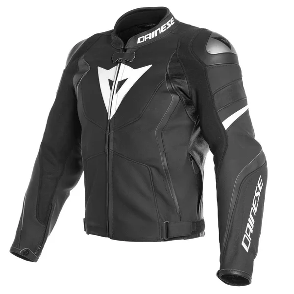 Dainese Avro 4 Leather Jacket Black/White 46