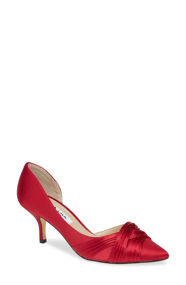 Nina Blakely Evening Pumps - Crimson