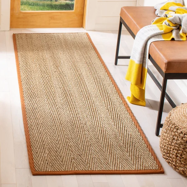 Safavieh Natural Fiber NF115B Natural - Brown Rug 2&6x22 x 22& Runner