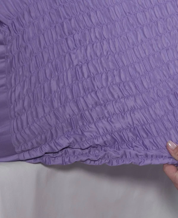 Bed Tite 300-Thread-Count Cotton California King Sheet Set in Burgundy