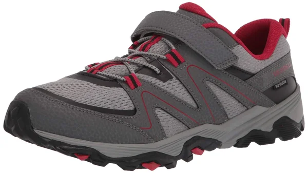 Merrell Kid's Trail Quest - Size: 10.5, Grey/Red/Black