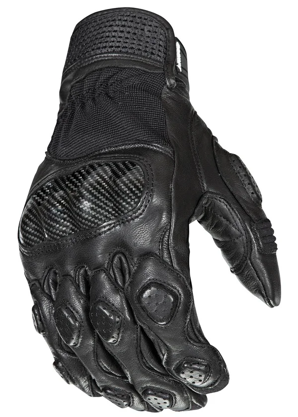 Joe Rocket Speedway Gloves (Small, Black/Black)