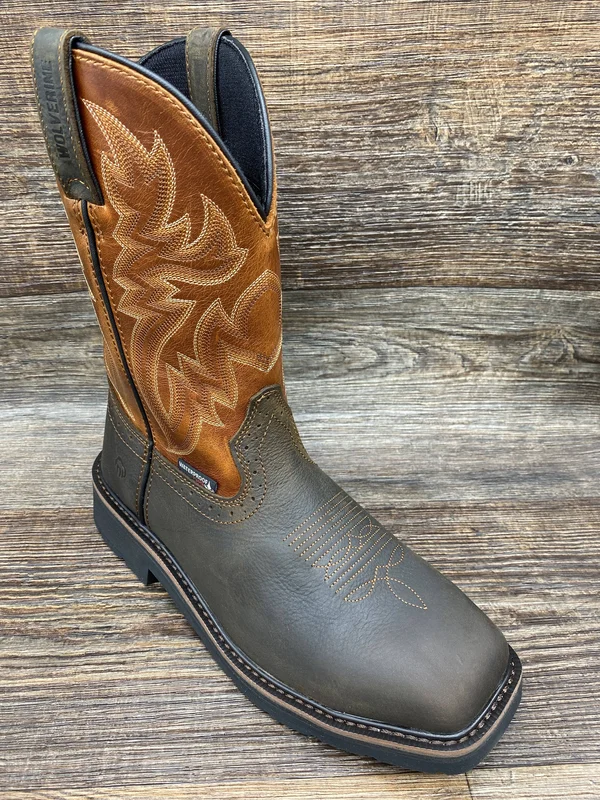 Wolverine Rancher Wellington Steel Toe 10 Men's Rust