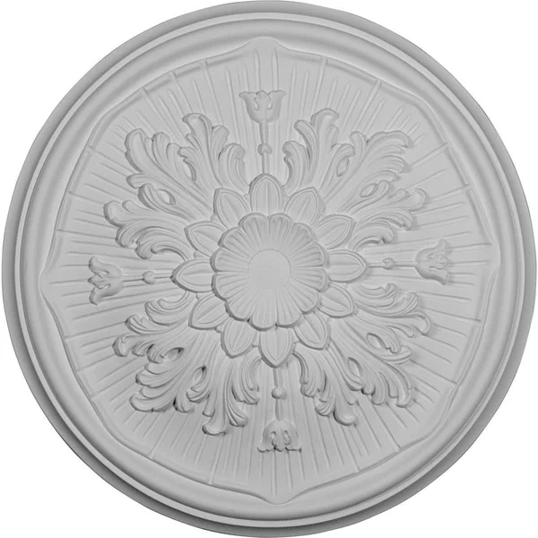 15 3/4x22OD x 5/8x22P Luton Ceiling Medallion (Fits Canopies Up to 1 1/8x22) - Hand-Painted Gobi Desert Crackle