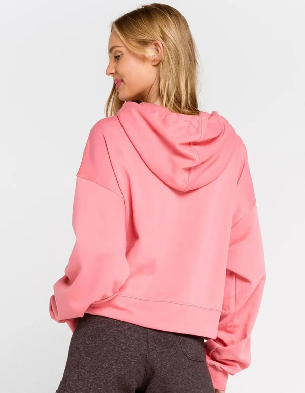 Adidas Women's Originals Adicolor Essentials Hoodie in Pink/Hazy Rose Size Large - Cotton/Polyester