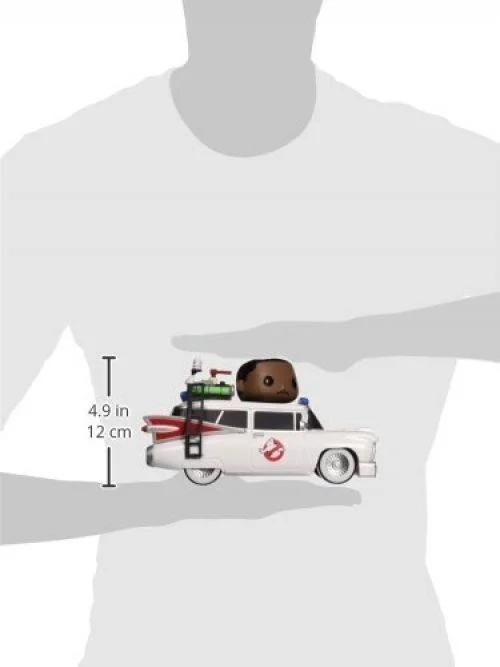 Funko Pop! Movies: Ghostbusters - Winston Zeddmore and Ecto 1 Action Figure