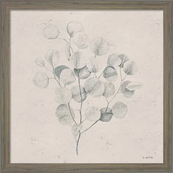 Great Art Now Soft Summer sketches by James Wiens - 2 Piece Framed Art Set Each 13 inchw x 13 inchh, Size: 13 x 13, Gray