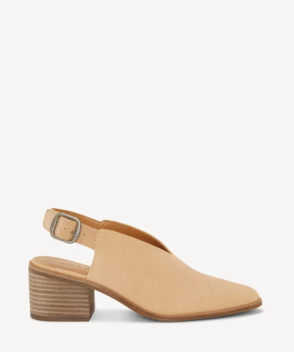 Women's Lucky Brand Lideton Mule - Beige - Size 5