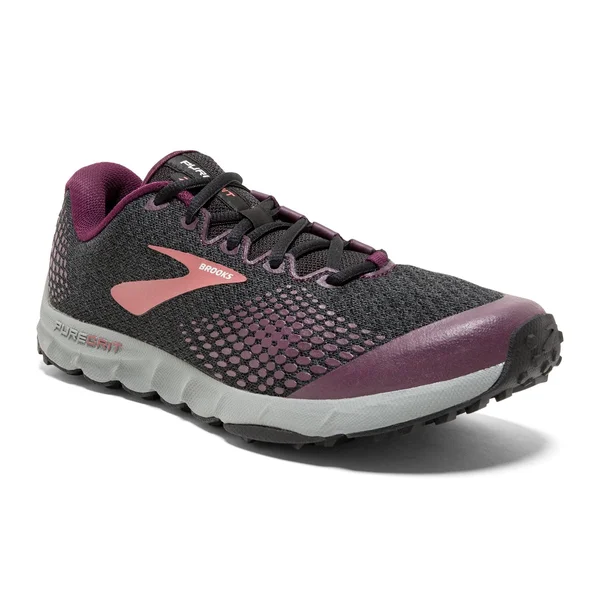Brooks PureGrit 7 9 - Black/Purple/Grey (Women's)