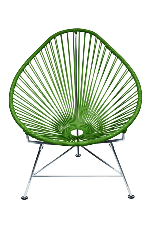 Innit Designs Junior Acapulco Chair - Chrome/Cactus