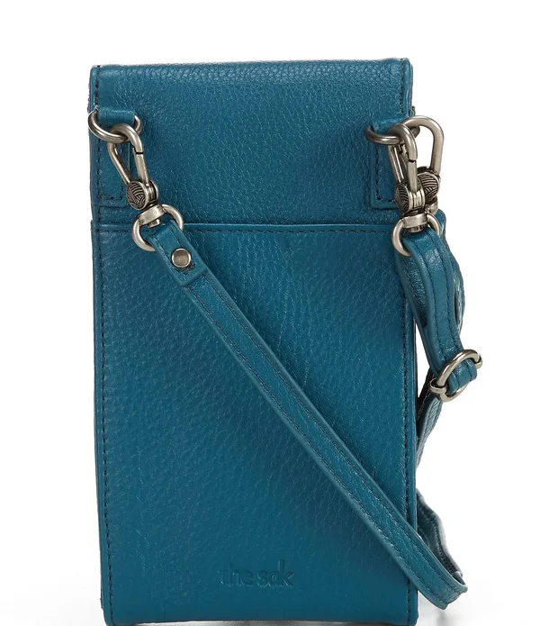 The Sak Playa Phone Crossbody Bag - Tobacco Leather
