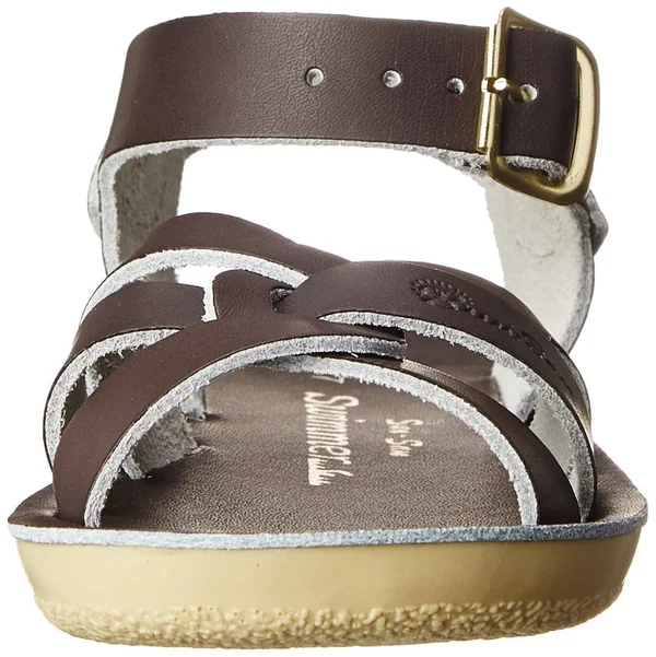 Salt Water Sandals by Hoy Shoe Sun-San Swimmer - Brown - Toddler 9 - 8002-BROWN-9