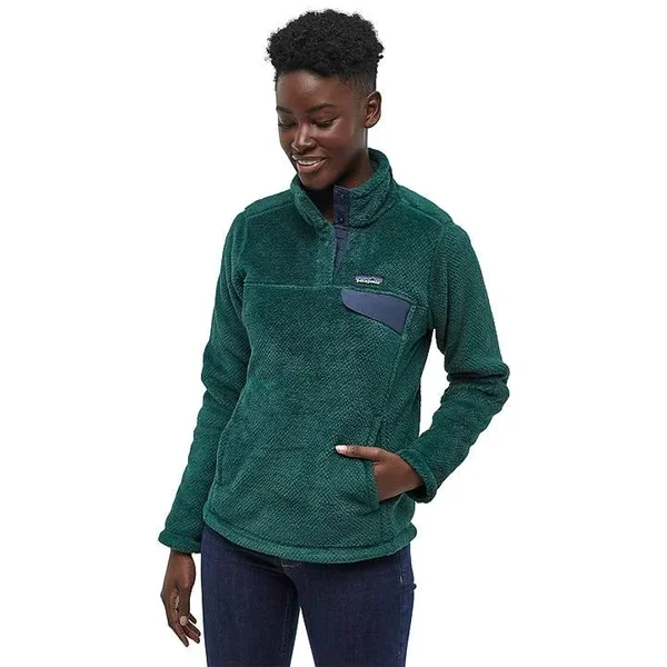 Patagonia Re-Tool Snap-T Fleece Pullover - Women's S Piki Green