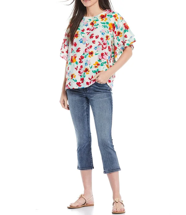Nydj AMI Skinny High-Rise Hollywood Waist Capri Jeans - 6