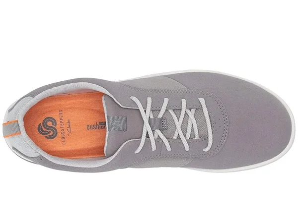 Clarks Women's Arla Step Sneaker - Size: 6, Grey Textile