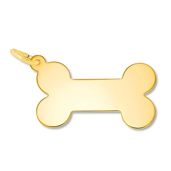 Rembrandt 14K Yellow Gold Dog Bone Charm