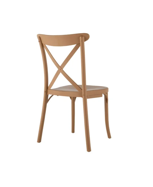Stackable x Dining Chair, Set of 2 - Coral