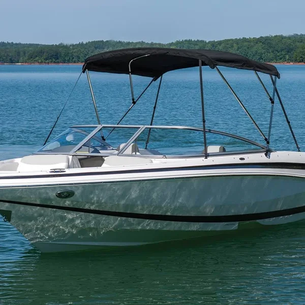 Taylor Made Hot Shot Bimini BoaTop - 6&L x 54x22H x91x22-96x22W, Navy 54705ON