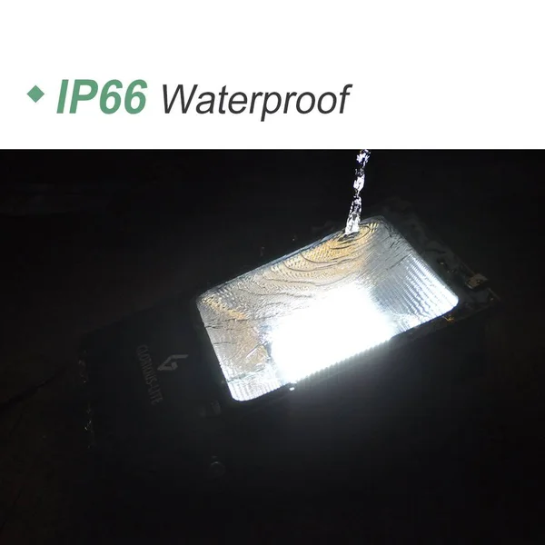 GLORIOUS-LITE LED Flood Light - 150W(750W Halogen Equiv), IP66 Waterproof LED Work Light, 6500K Daylight White, 11000lm, 110V, Outdo