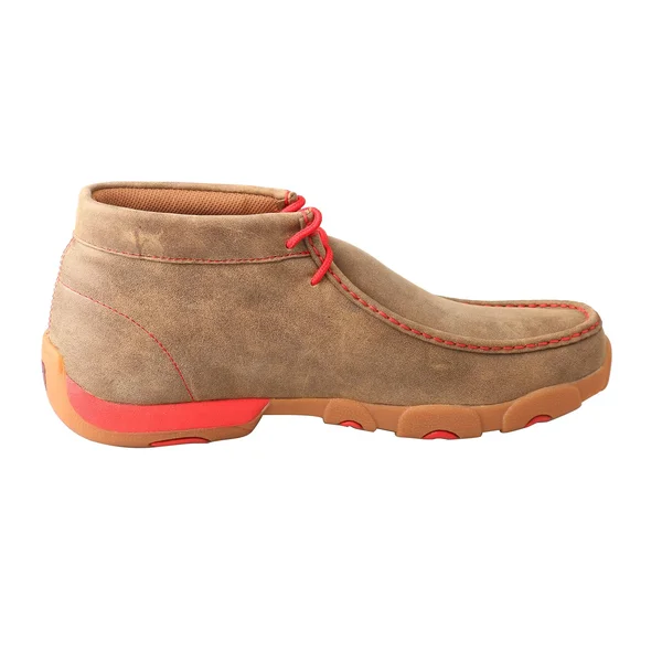 Twisted x Men's Chukka Driving Moc - Bomber & Red