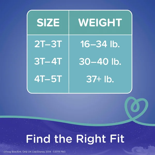 Pampers Easy UPS Training Underwear for Boys Size 4T-5T 116 Ct.