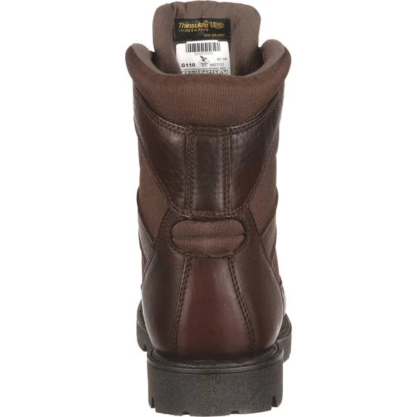 Georgia Boot Work Men 8x22 Homeland Waterproof Insulated 8 W Brown G109