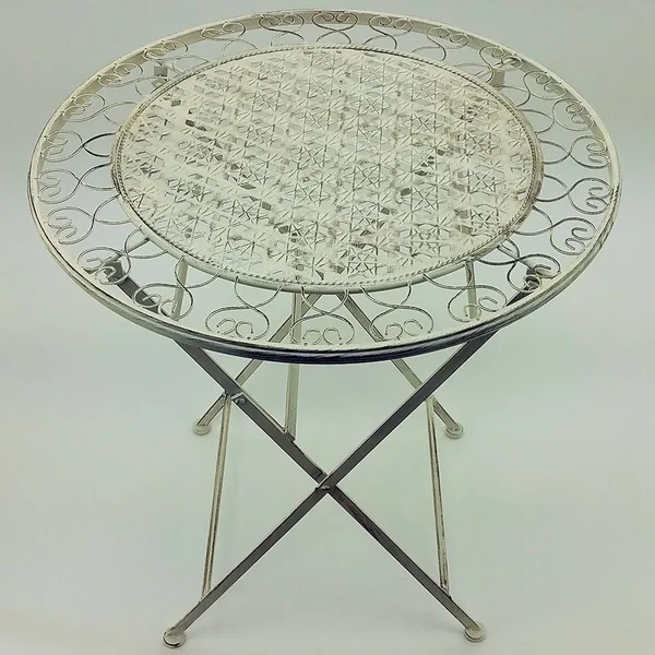 Modern Home Marseille Antiqued Iron 3PC Folding Bistro Set