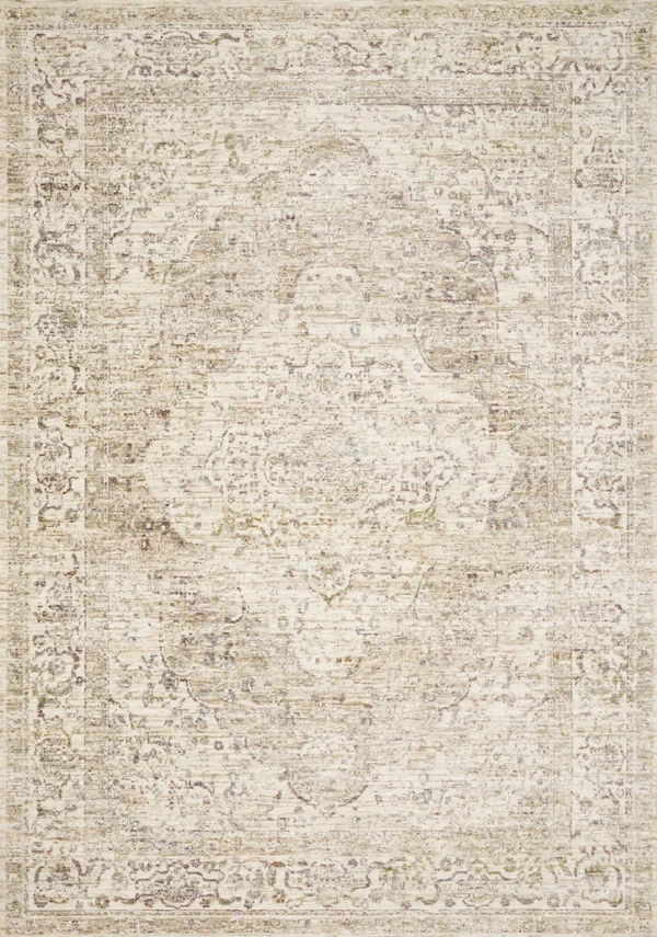 Loloi Revere REV-04 2&6x22 x 8& Ivory, Berry Rug