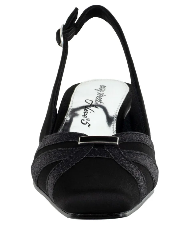 Easy Street Pilar Women's Slingback Pumps - Size: 7, Black