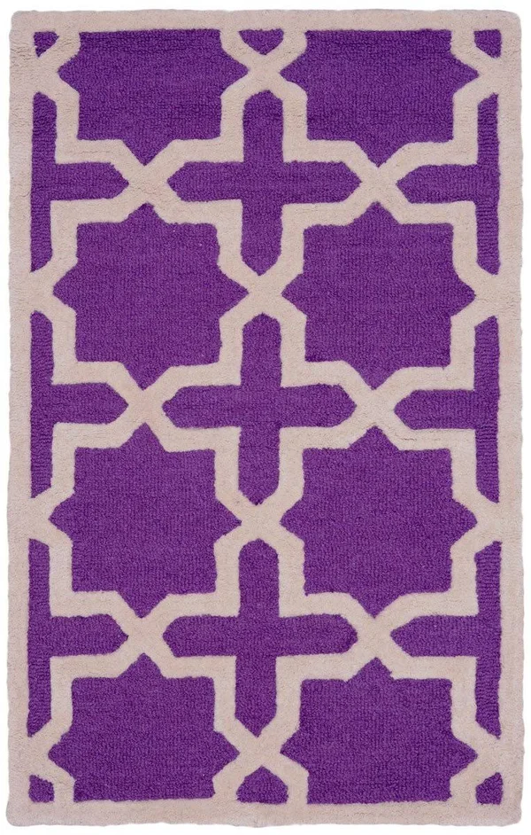 Safavieh Cambridge Purple & Ivory 8& x 10& Rug