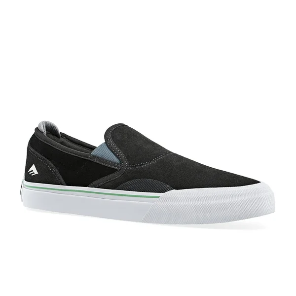 Emerica Shoes Wino G6 Slip-On Dark Grey/Black Mens