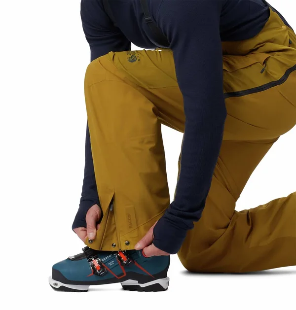 Mountain Hardwear Boundary Ridge Gore-Tex 3L Bib Pants (Dark Bolt, L)