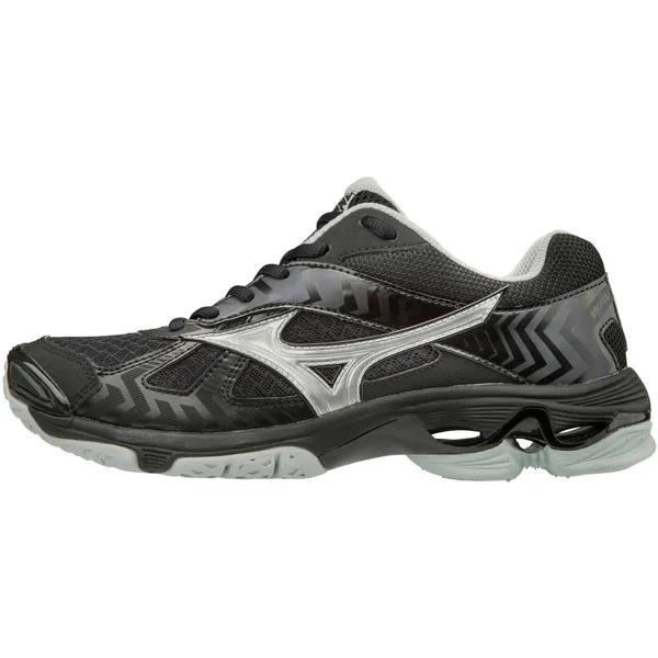 Mizuno Wave Bolt 7 Women's Volleyball Shoes Black/Silver Size 9