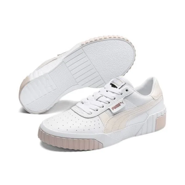 Puma Cali White/Rosewater Women's Shoes - White/Pink, Size: 7