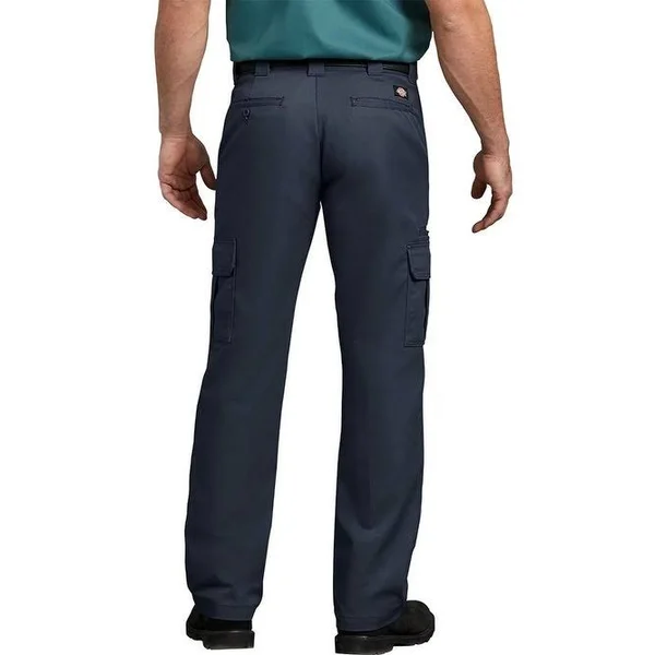 Dickies Men's Flex Regular Fit Straight Leg Work Cargo Pants - Dark Navy - 30x30